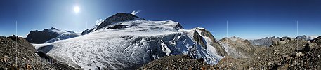 P005534: Grosspanorama Sustenhorn, Steingletscher und Steinlimigletscher