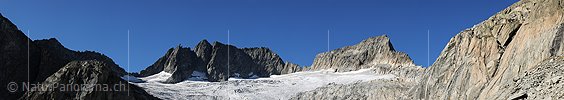 P005648: Panoramabild Bächlistock, Gross Diamantstock und Bächligletscher