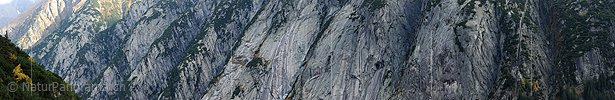 P005674: Panoramabild Felswände bei Handegg
