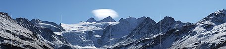 P005728a: Panoramabild Grand Cornier und Dent Blanche