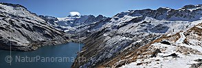 P005728b: Grosspanoramafoto Lac de Moiry, Dent Blanche und Grand Cornier
