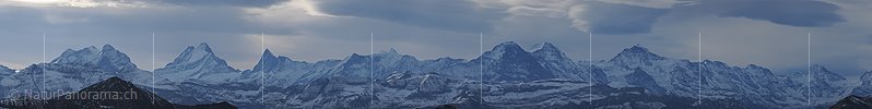 P005806b: Panoramafoto der Berner Hochalpen