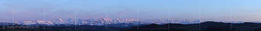 P006086: Panorama Kette der Berner Alpen
