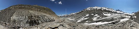 P006282: 360° Panoramabild Oberaargletscher (Stand 6.2010)