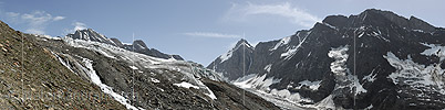 P006360: Panoramafoto Anungletscher und Langgletscher (Stand 7.2010)