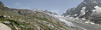 P006362: Panoramafoto Anungletscher und Langgletscher (Stand 7.2010)