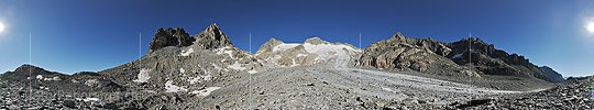 P006405: 360° Panoramafoto Tiefengletscher (Stand 7.2015)