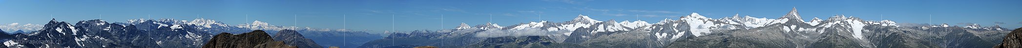 P006573: Panoramabild Walliser Alpen und Berner Alpen