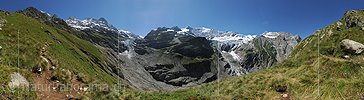 P006591: 360° Panoramafoto Unders Ischmeer und Unterer Grindelwaldgletscher (Stand 8.2010)