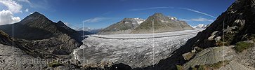P006681: Panoramabild Grosser Aletschgletscher (Stand 9.2010)