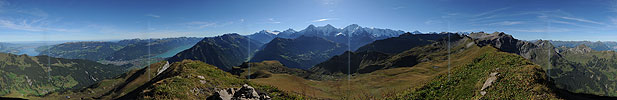 P006704: Gipfelpanorama Sulegg, Jungfrauregion