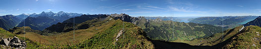 P006705: Gipfelpanoramabild Sulegg (Jungfrauregion)
