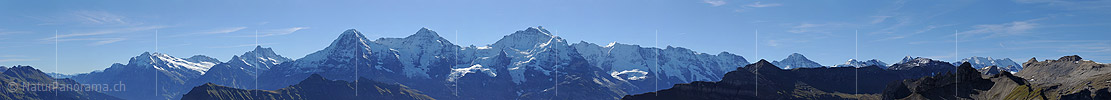 P006709: Panorama Alpenkette Berner Hochalpen