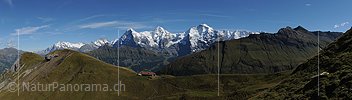 P006721: Panoramabild Dreigestirn Eiger, Mönch und Jungfrau