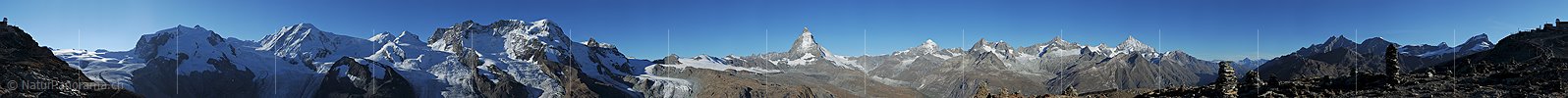 P006753: 360° Gigigapixel Panorama Gornergrat Matterhorn Zermatt