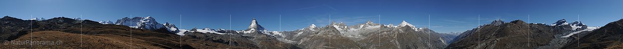 P006761: Panorama Walliser Alpen mit Matterhorn