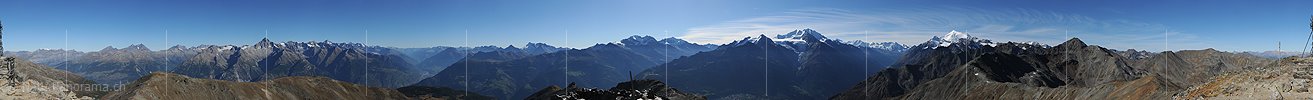 P006783: Gipfelpanorama Augstbordhorn (Augstbordregion)