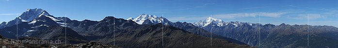 P006811: Gigapixel Panorama Walliser Alpen vom Spitzhorli