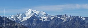 P006811a: Panoramabild Weisshorngruppe vom Spitzhorli