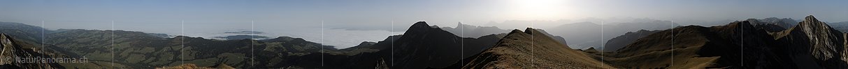 P006890: 360° Gipfelpanorama Bürglen, Gantrischgebiet