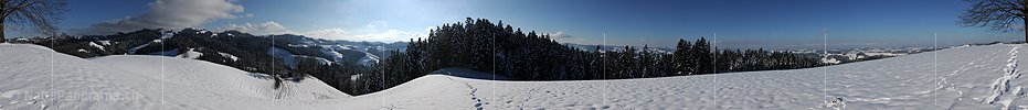 P006975: Panorama Winterlandschaft im Emmental
