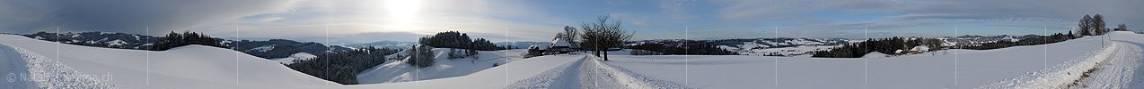 P006991: Panoramabild Winter im Emmental