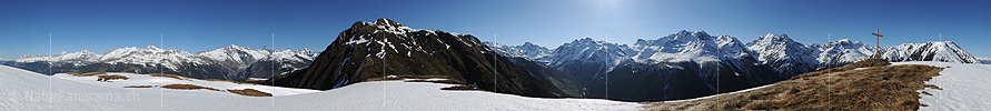 P007341: Gipfelpanorama Burstini (Binntal)
