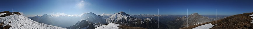 P007444: Gipfelpanorama Rauflihorn, Diemtigtal/Simmental
