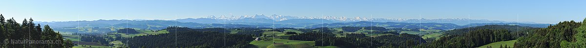 P007564a: Panorama Emmental und Berner Alpen