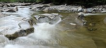 P007726: Panoramabild Bergbach (Langzeitbelichtung)
