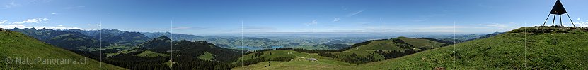 P007782: Panoramabild La Berra (Freiburger Alpen)