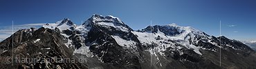P007907: Panoramabild Fletschhorn, Lagginhorn und Weissmies