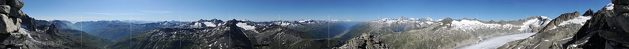 P007931: Gipfelpanorama Klein Furkahorn