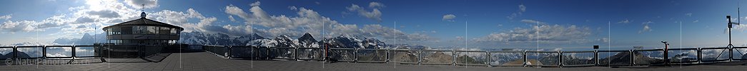 P007964: Gipfelpanorama Schilthorn (Piz Gloria)
