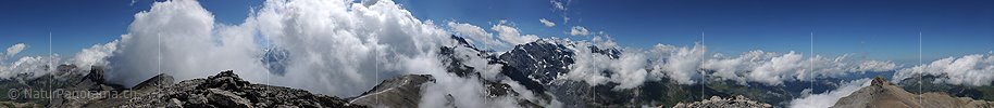 P007972: Gipfelpanorama Hundshorn (Jungfrauregion)