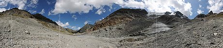 P008136: 360° Panoramabild Steinlimigletscher (Stand 8.2011)