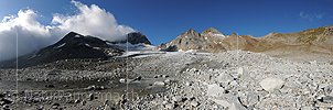 P008196: Panoramafoto Witenwasserengletscher (Stand 8.2011)
