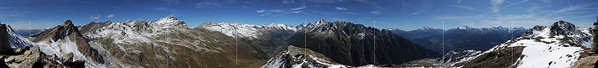 P008540: Panoramabild Niwen, Stritungrat (Lötschental)