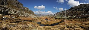 P008606: Panoramic image of a natural landscape in the Binntal
