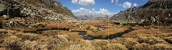 P008607: Panoramic image of a natural landscape in the Binntal