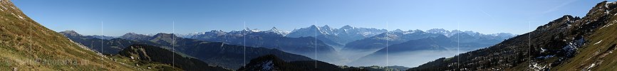 P008670: Panoramabild Berner Alpen vom Gemmenalphorn (Berner Oberland)