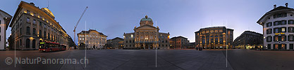 P009112: 360° Grosspanorama Nationalbank, Bundeshaus und Bundesplatz