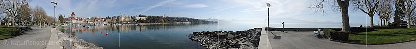 P009300: Panoramabild Lausanne am Genfersee