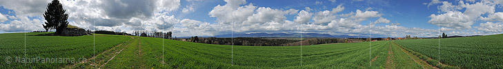 P009422: Panoramafoto Findling auf dem Steinhof