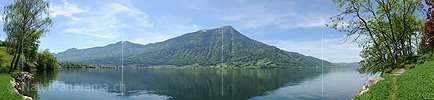 P009758: Panoramafoto Rigi und Zugersee