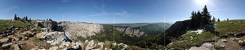 P009775: 360° Panoramabild Creux du Van