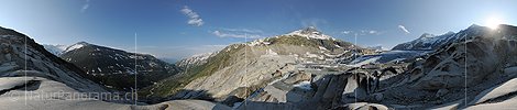 P009941: 360° Panoramafoto Rhonegletscher (Stand 6.2012)
