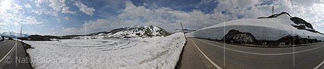 P009949: Panorama Schneemauer auf dem Grimselpass
