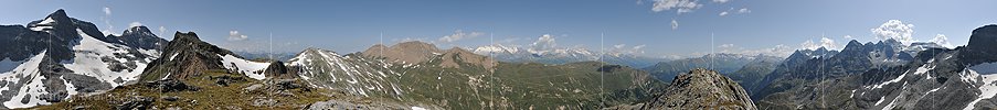 P010285: 360° Gipfelpanorama Gibelhorn (Binntal)