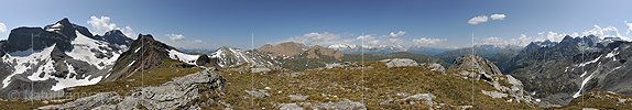 P010287: 360° Panoramasicht vom Gibelhorn (Binntal)